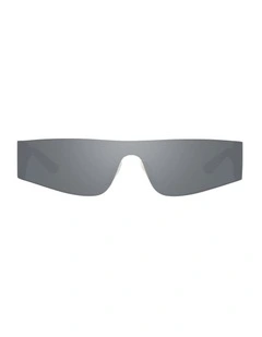 Balenciaga BB0041S Injected Sunglasses in Silver