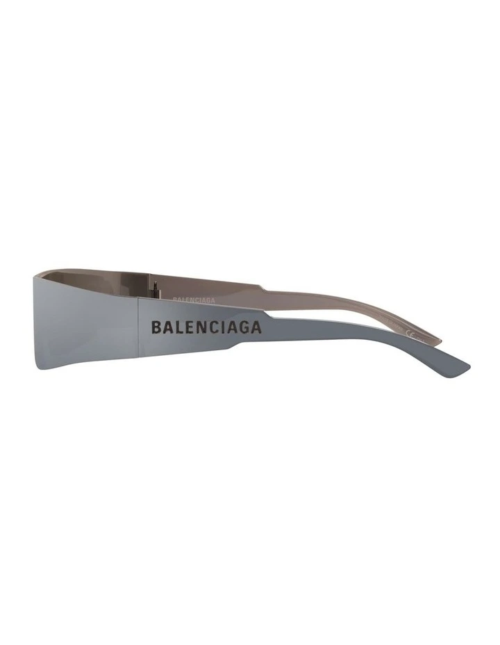 Balenciaga BB0041S Injected Sunglasses in Silver image 2