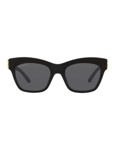Balenciaga BB0132S Acetate Sunglasses in Black