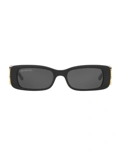 Balenciaga BB0096S Acetate Sunglasses in Black