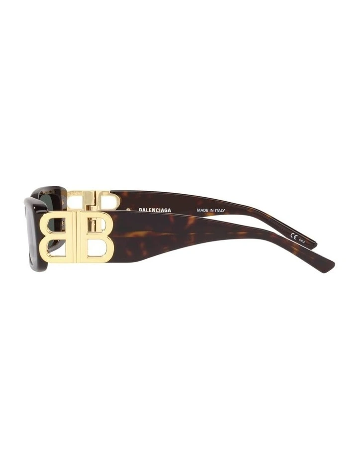 Balenciaga BB0096S Acetate Sunglasses in Brown image 2