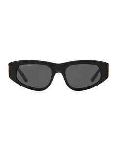 Balenciaga BB0095S Acetate Sunglasses in Black