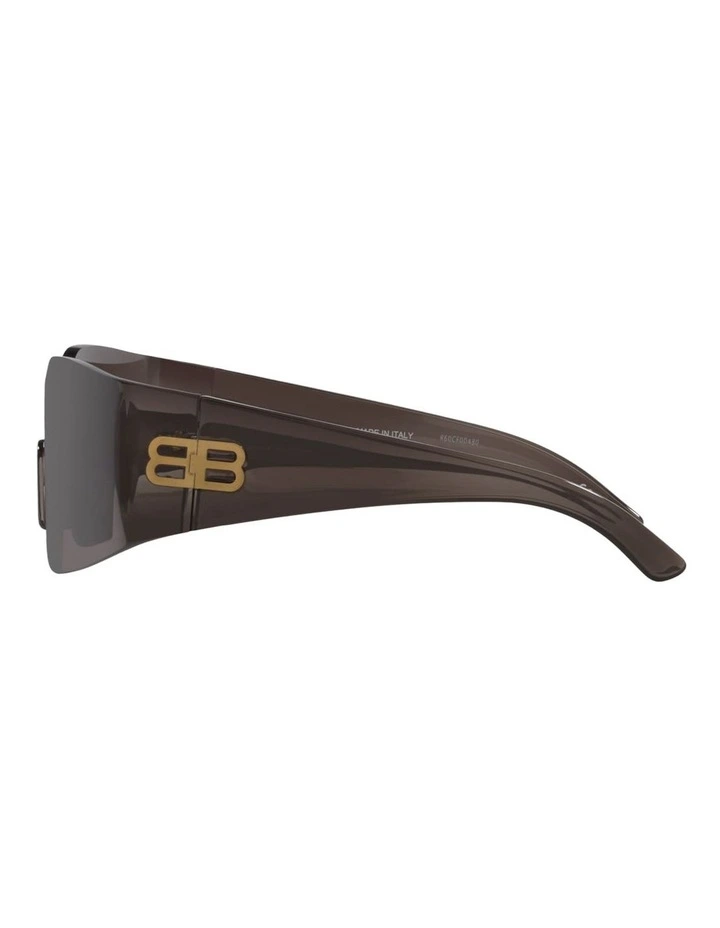Balenciaga BB0292S Nylon Sunglasses in Grey image 3