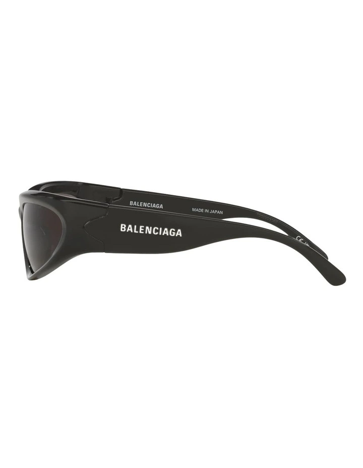 Balenciaga BB0157S Injected Sunglasses in Black image 3