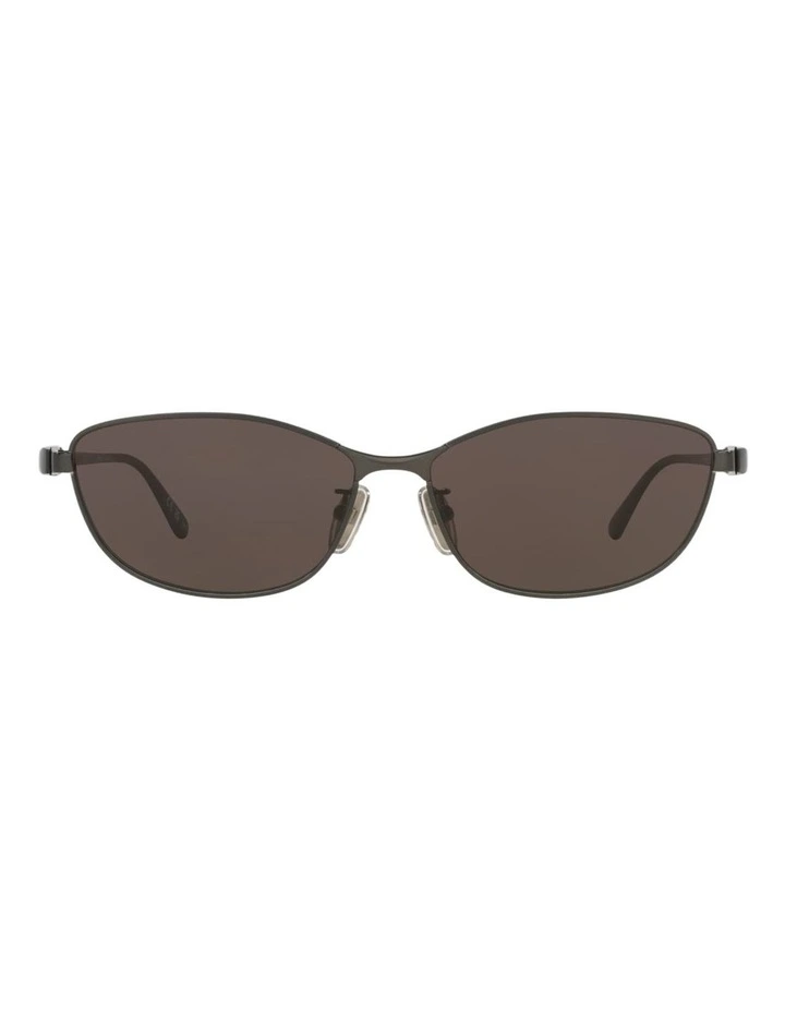 Balenciaga BB0357SA Metal Sunglasses in Grey image 2