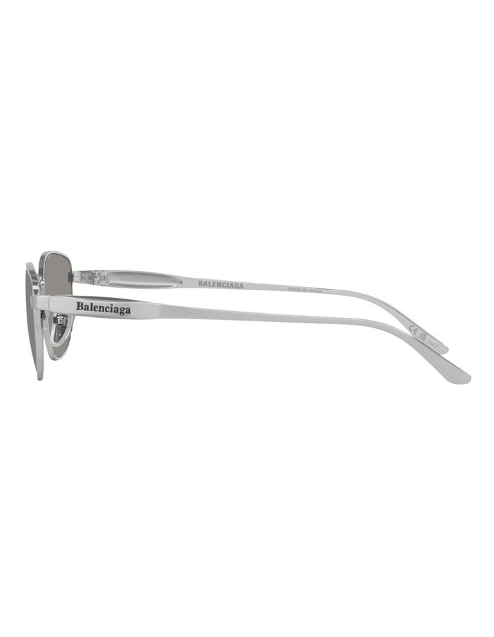Balenciaga BB0357SA Metal Sunglasses in Silver image 3