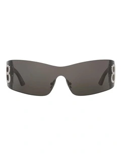 Balenciaga BB0359S Nylon Sunglasses in Grey