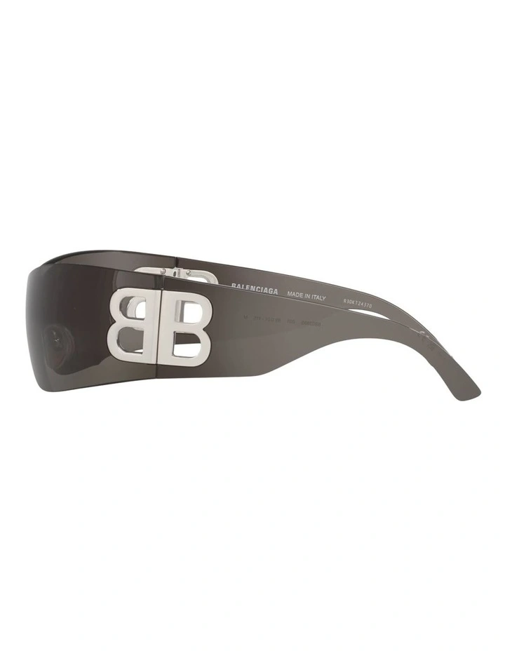 Balenciaga BB0359S Nylon Sunglasses in Grey image 3