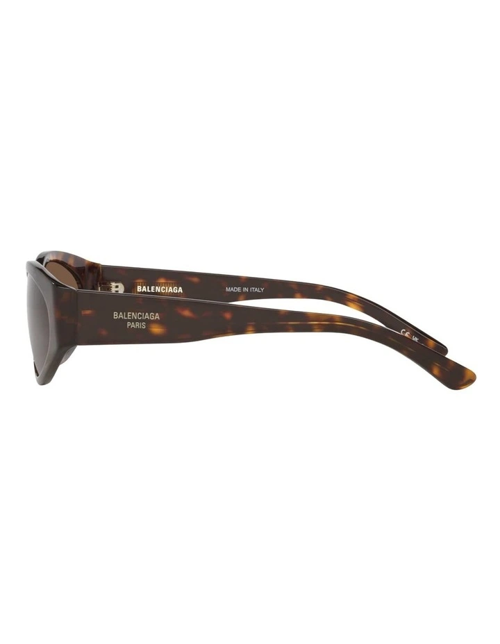 Balenciaga BB0367S Acetate Sunglasses in Tortoise image 2