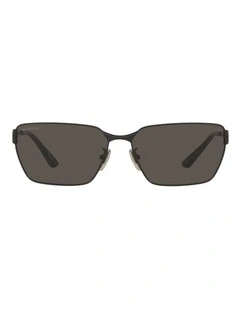 Balenciaga BB0374SK Metal Sunglasses in Black