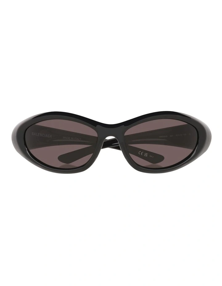 Balenciaga BB0384S Injected Sunglasses in Black image 4