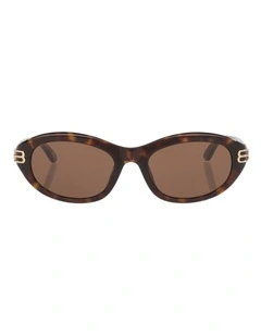 Balenciaga BB0434SK Acetate Sunglasses in Tortoise