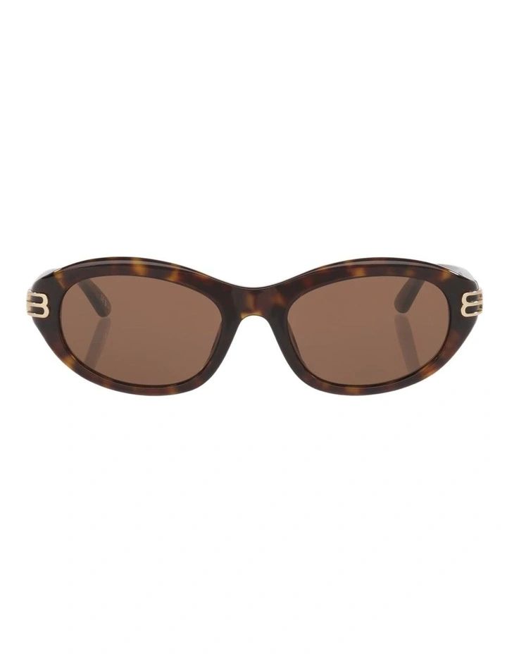 Balenciaga BB0434SK Acetate Sunglasses in Tortoise image 1