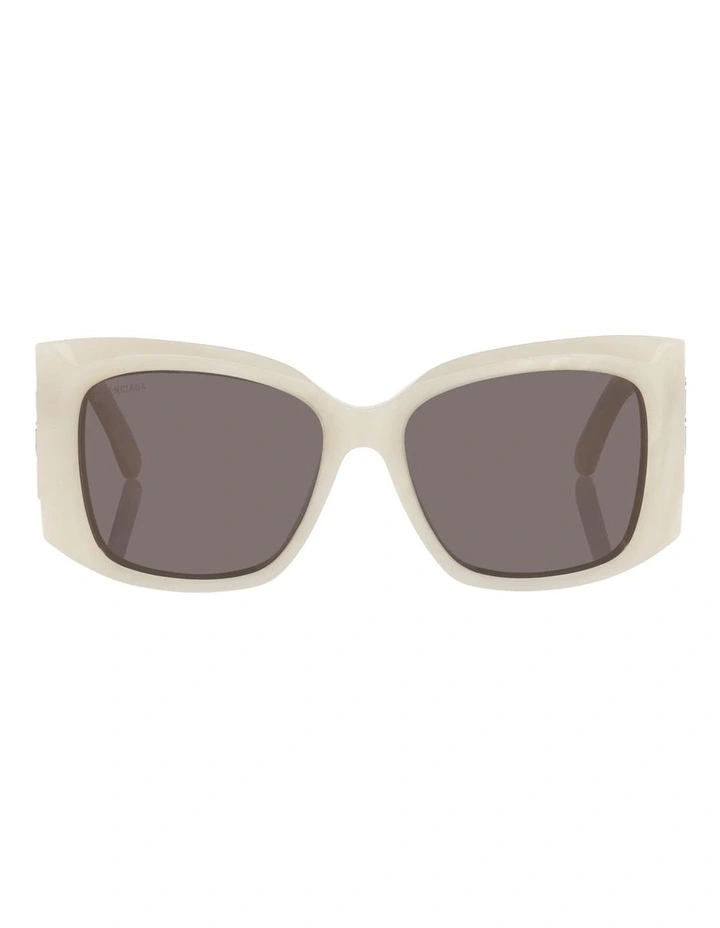 Balenciaga BB0443S Acetate Sunglasses in Beige image 2