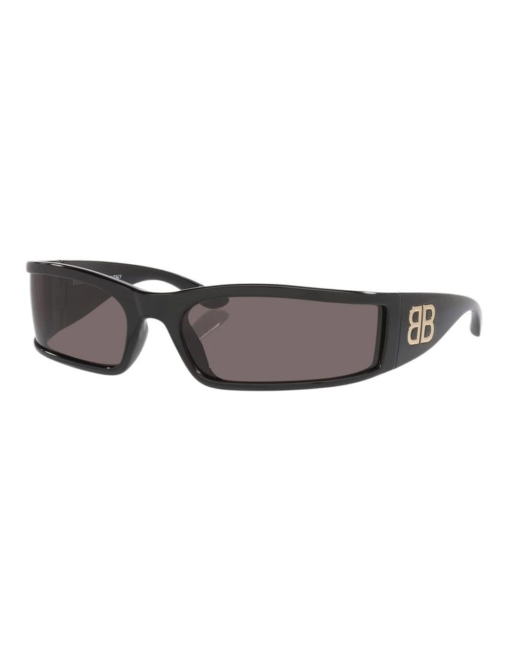 Balenciaga BB0458S Injected Sunglasses in Black image 1