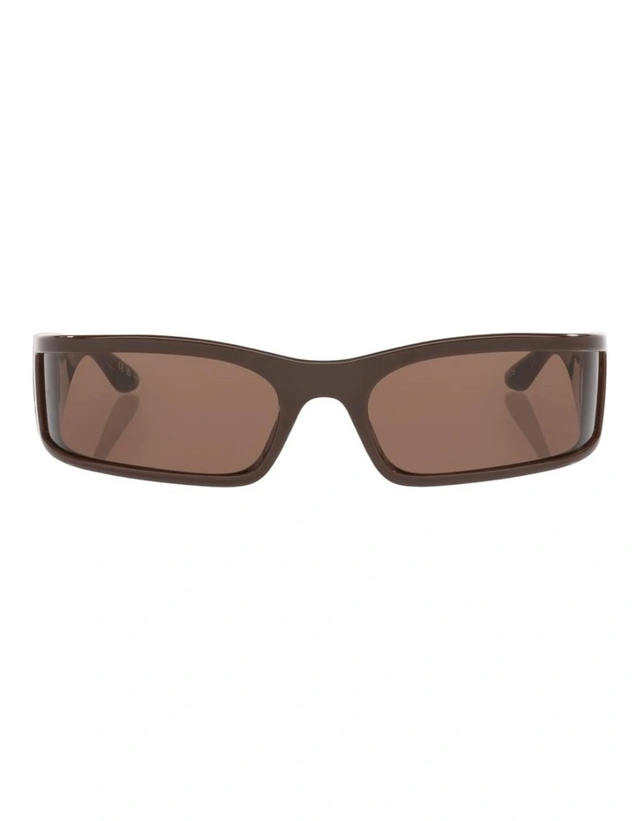 Balenciaga BB0458S Injected Sunglasses in Brown image 1