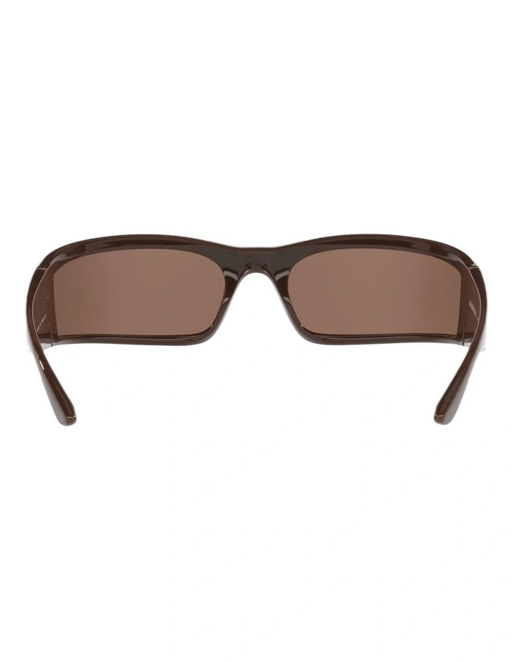 Balenciaga BB0458S Injected Sunglasses in Brown image 3