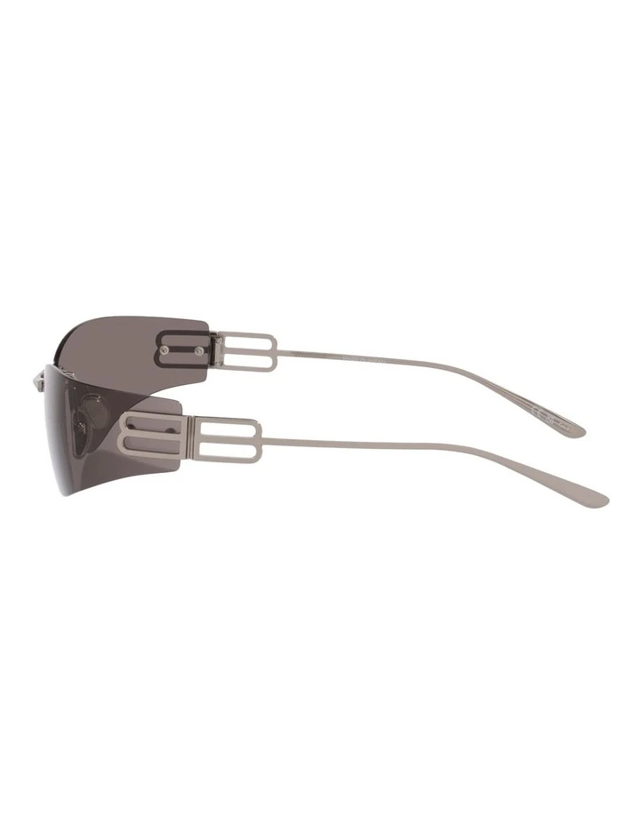 Balenciaga BB0484S Metal Sunglasses in Silver image 2