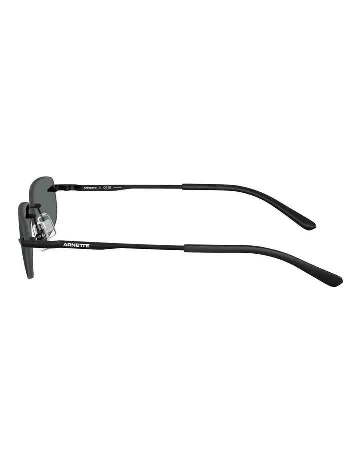 Arnette Metal Polarised Sunglasses in Black image 2