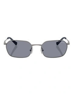 Armani Exchange  Metal Sunglasses in Grey