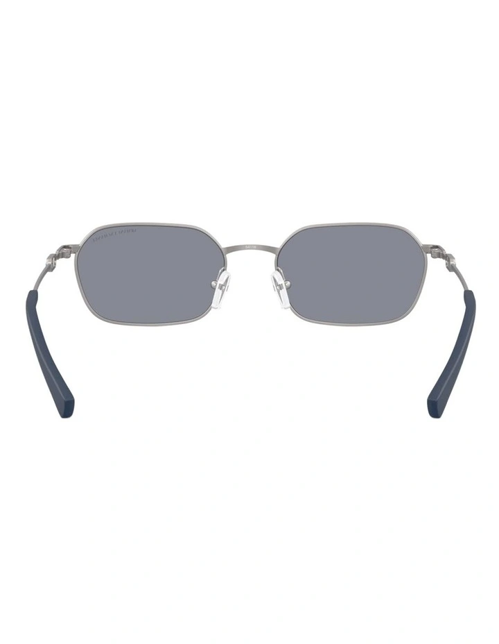 Armani Exchange Metal Sunglasses in Grey image 3