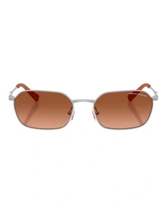 Armani Exchange  Metal Sunglasses in Silver