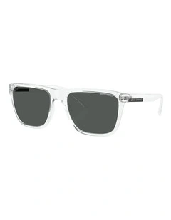 Armani Exchange  Injected Sunglasses in Transparent