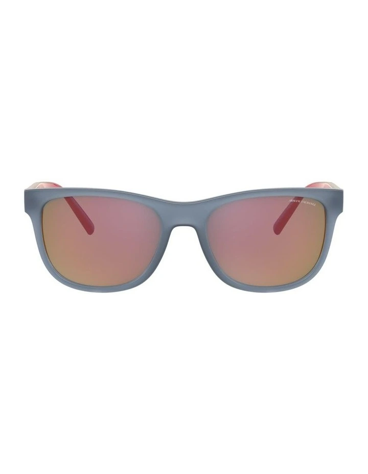 Armani Exchange Injected Sunglasses in Blue image 1