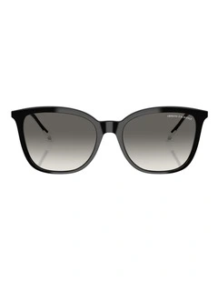Armani Exchange  Acetate Sunglasses in Black