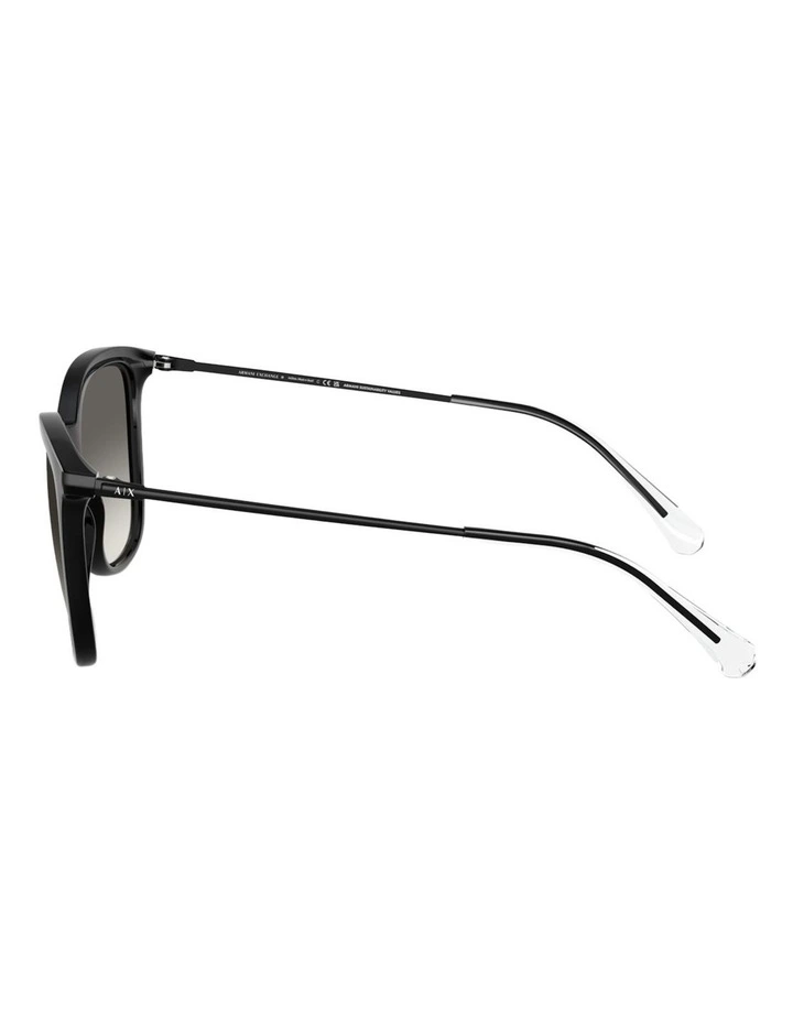 Armani Exchange Acetate Sunglasses in Black image 2