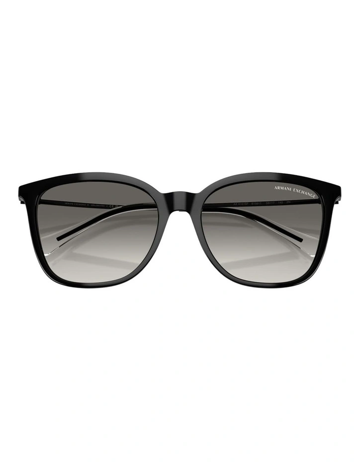 Armani Exchange Acetate Sunglasses in Black image 3