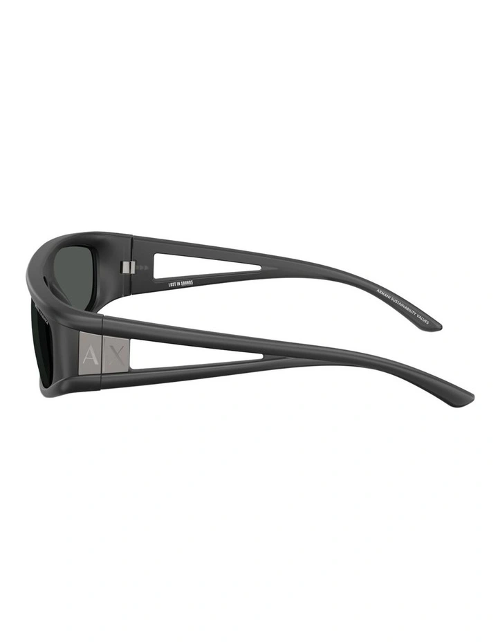 Armani Exchange Injected Sunglasses in Grey image 3