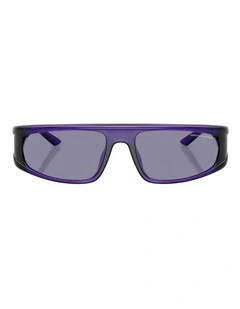 Armani Exchange  Injected Sunglasses in Gold