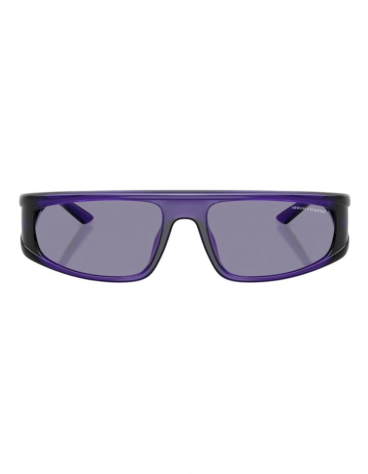 Armani Exchange Injected Sunglasses in Gold image 1