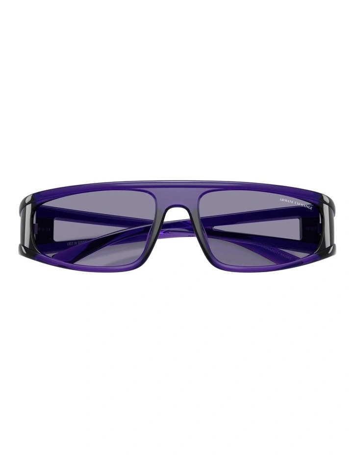 Armani Exchange Injected Sunglasses in Gold image 3
