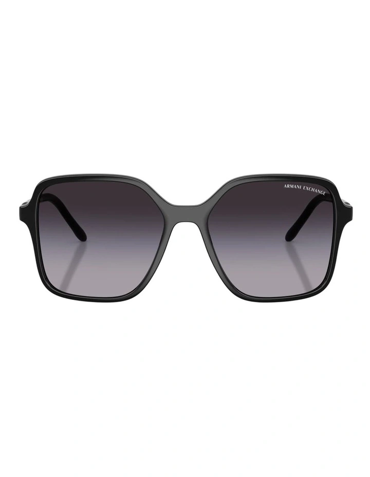 Armani Exchange Acetate Sunglasses in Black image 2