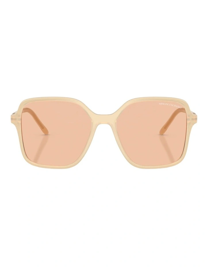 Armani Exchange Acetate Sunglasses in Brown image 2