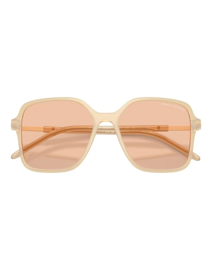 Armani Exchange Acetate Sunglasses in Brown image 4