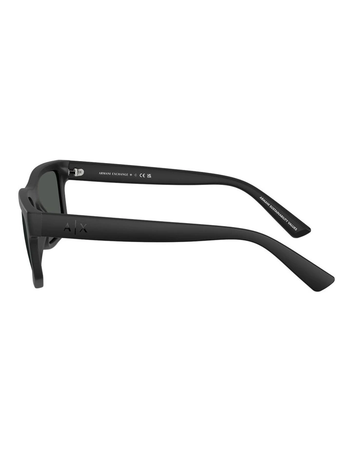 Armani Exchange  Acetate Sunglasses in Black image 2