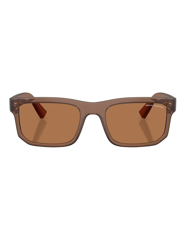 Armani Exchange Acetate Sunglasses in Brown image 2