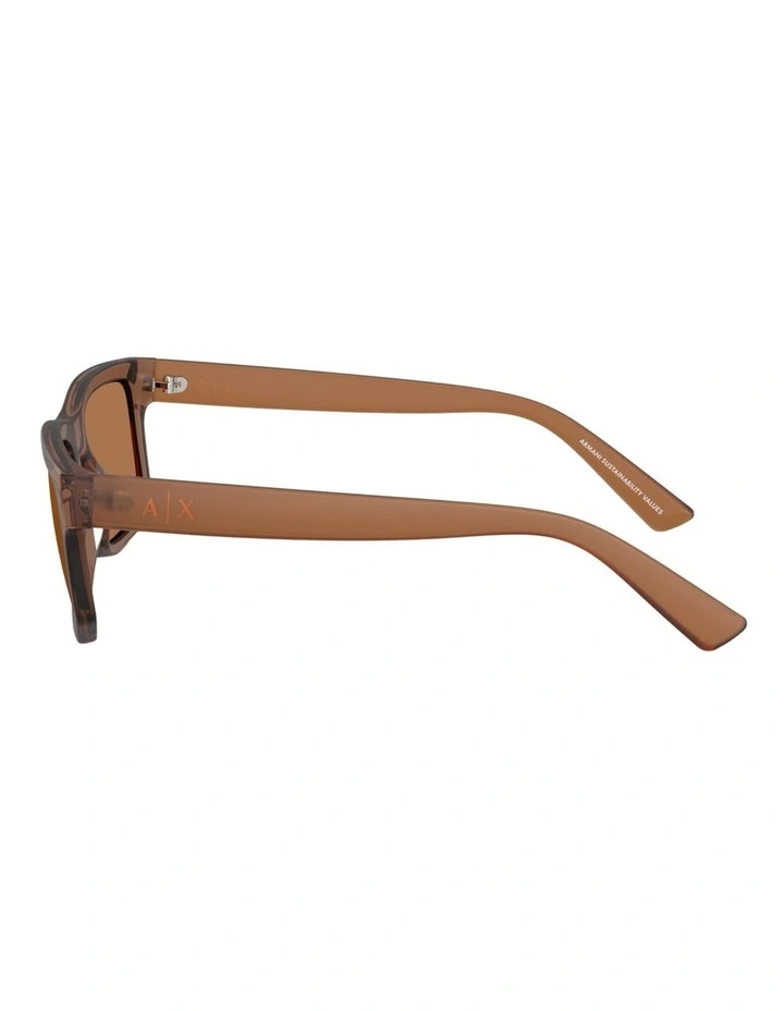 Armani Exchange Acetate Sunglasses in Brown image 3