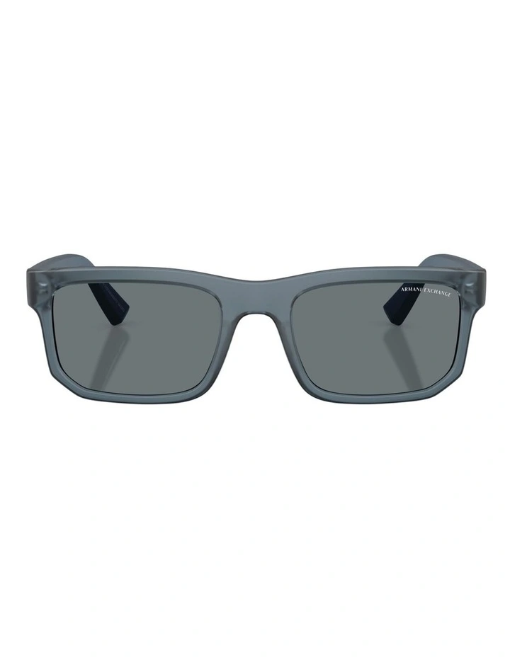 Armani Exchange Acetate Sunglasses in Blue image 2