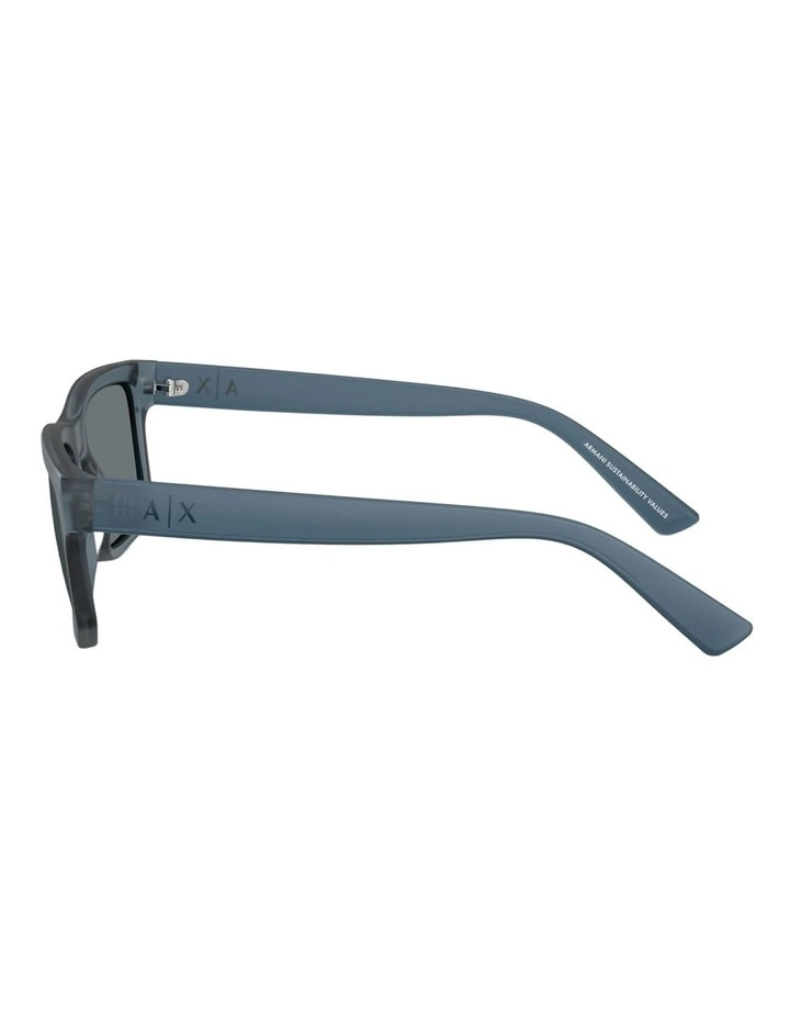Armani Exchange Acetate Sunglasses in Blue image 3