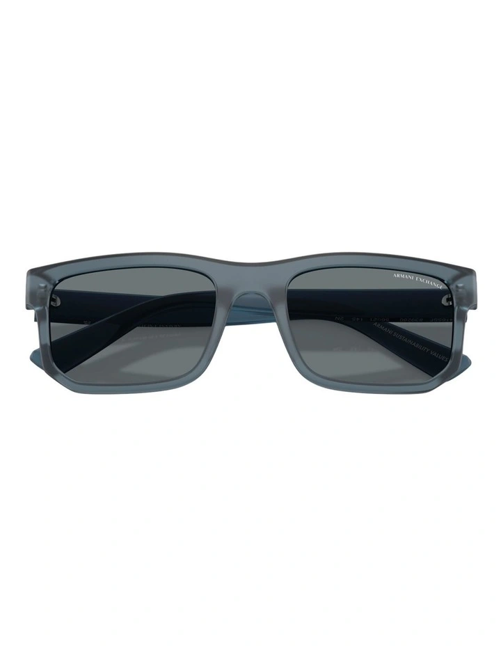 Armani Exchange Acetate Sunglasses in Blue image 4