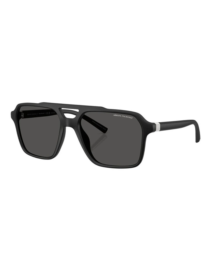 Armani Exchange 0AX4166SU Injected Sunglasses in Black image 1