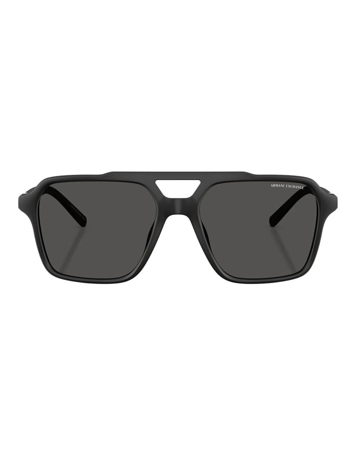Armani Exchange 0AX4166SU Injected Sunglasses in Black image 2