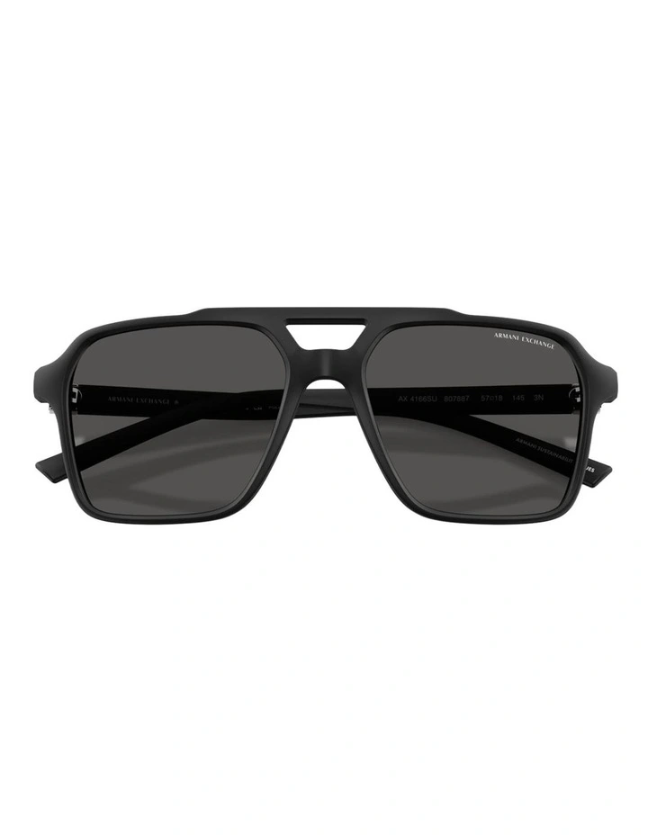 Armani Exchange 0AX4166SU Injected Sunglasses in Black image 4