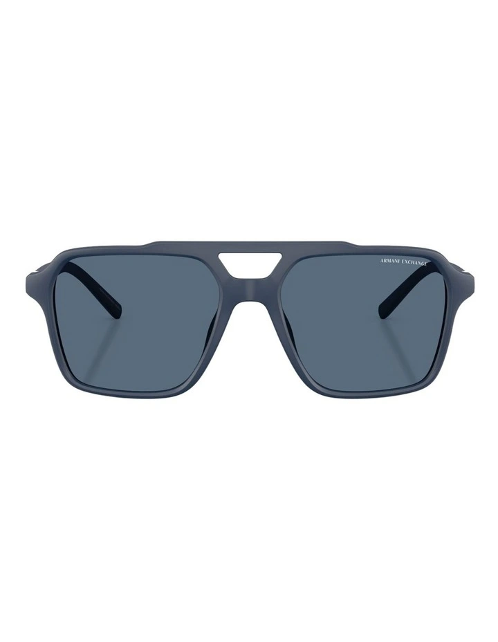 Armani Exchange  Injected Sunglasses in Blue image 2