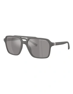 Armani Exchange  Injected Polarised Sunglasses in Grey