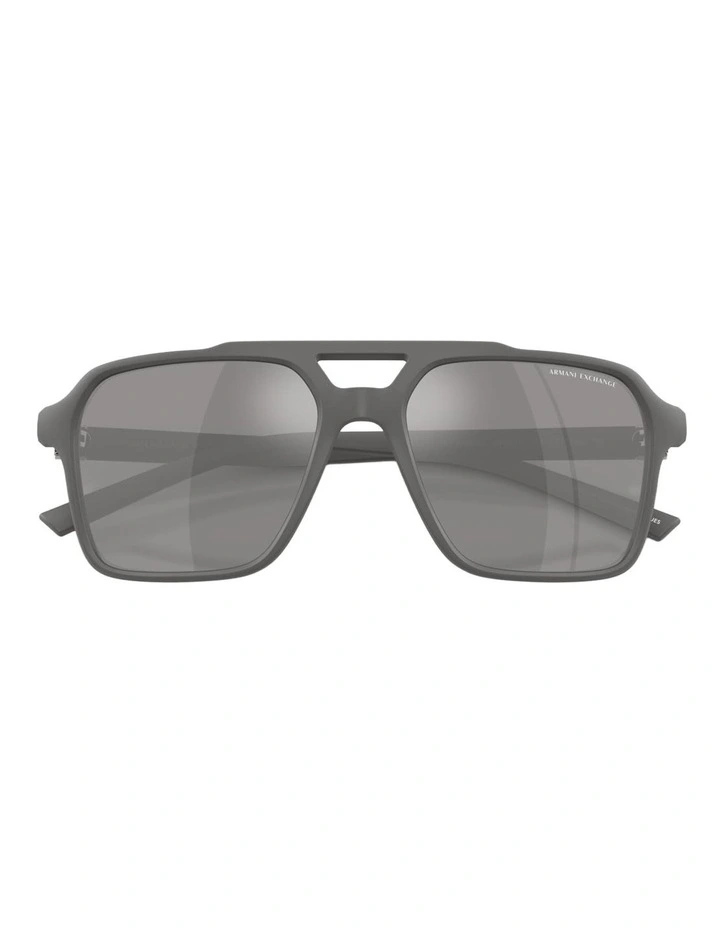 Armani Exchange  Injected Polarised Sunglasses in Grey image 4